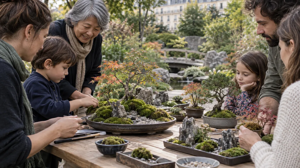 Mini-jardins japonais à la Fête des Jardins 2026 à Paris